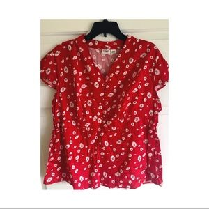 Cato floral blouse